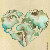 Mapa coração