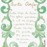 Santo anjo - verde